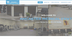 Desktop Screenshot of ancastermedicalcentre.com